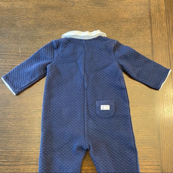 Navy Blue nautical Janie & Jack Baby onesie size 3-6 Months - Picture 4 of 5